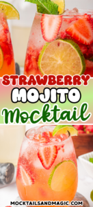 strawberry and mint mocktail